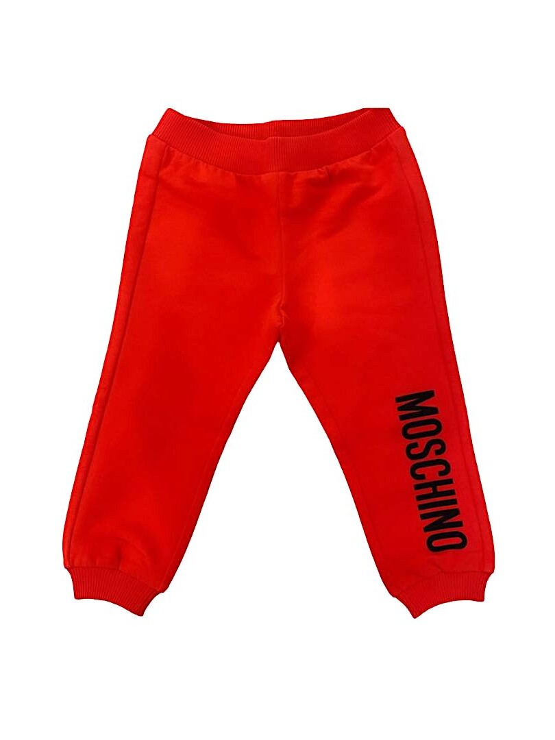 Pantalone tuta rosso neonato MOSCHINO