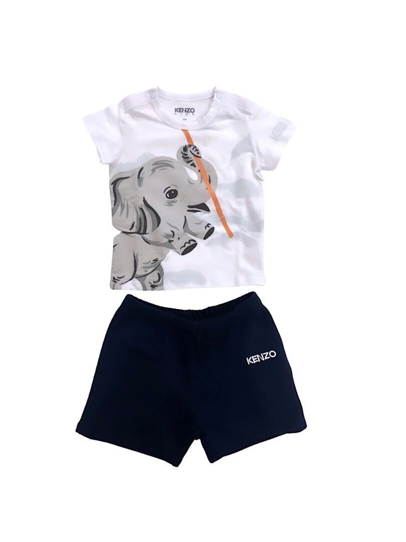 Completo neonato shorts e t-shirt KENZO