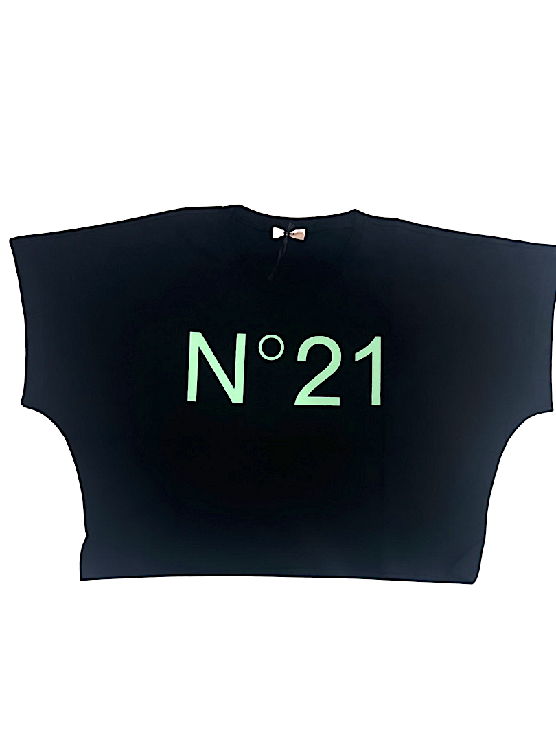 T-shirt crop nera N21