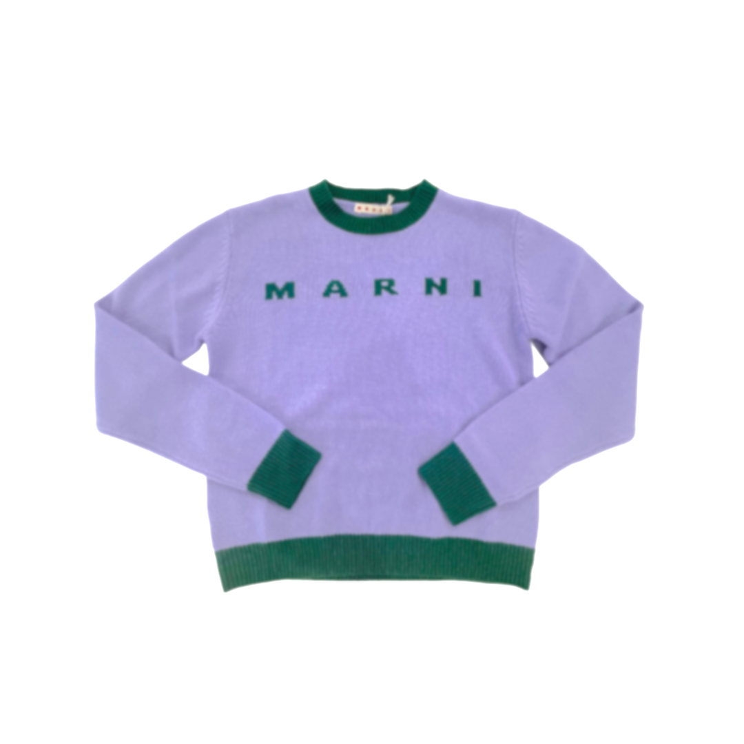 Maglione crop lilla MARNI