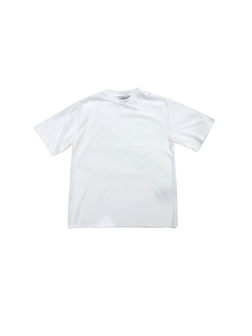 T-shirt bianca con taschino ASPESI