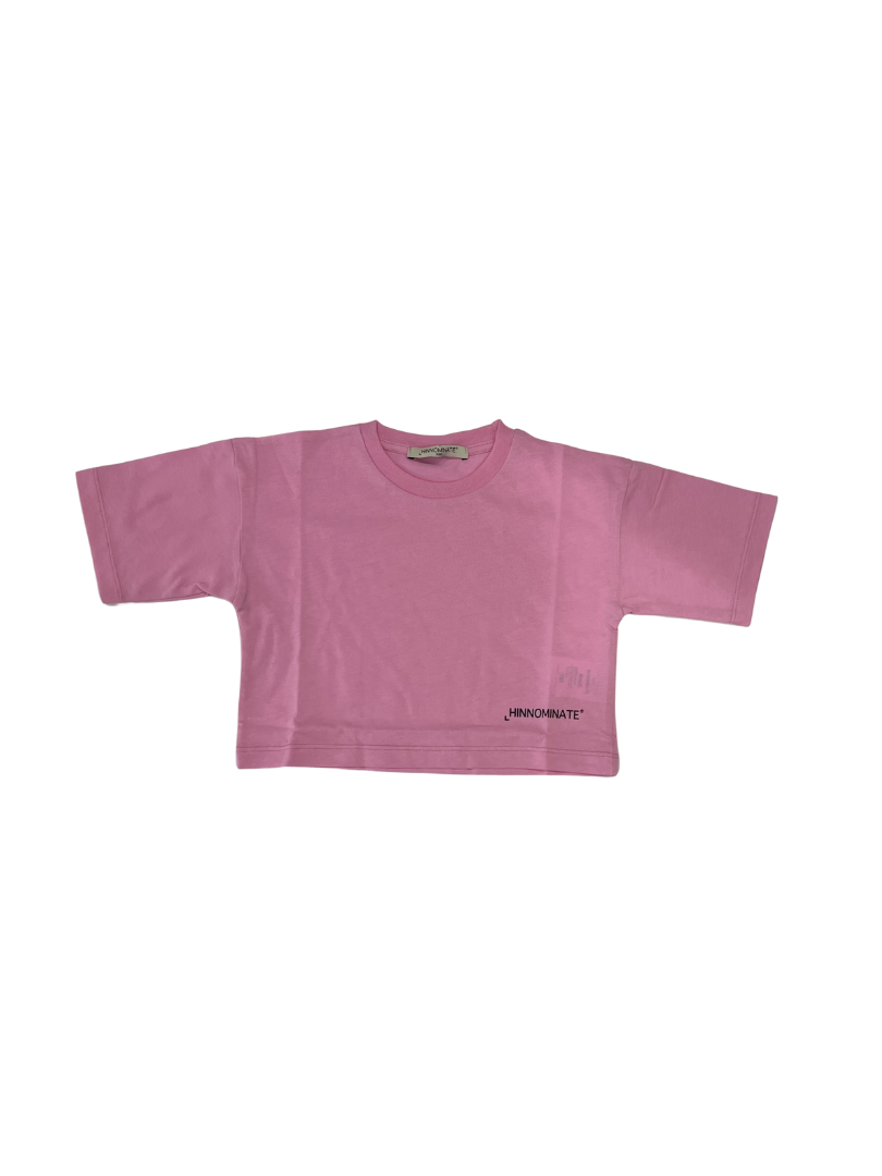 T-shirt crop rosa HINNOMINATE