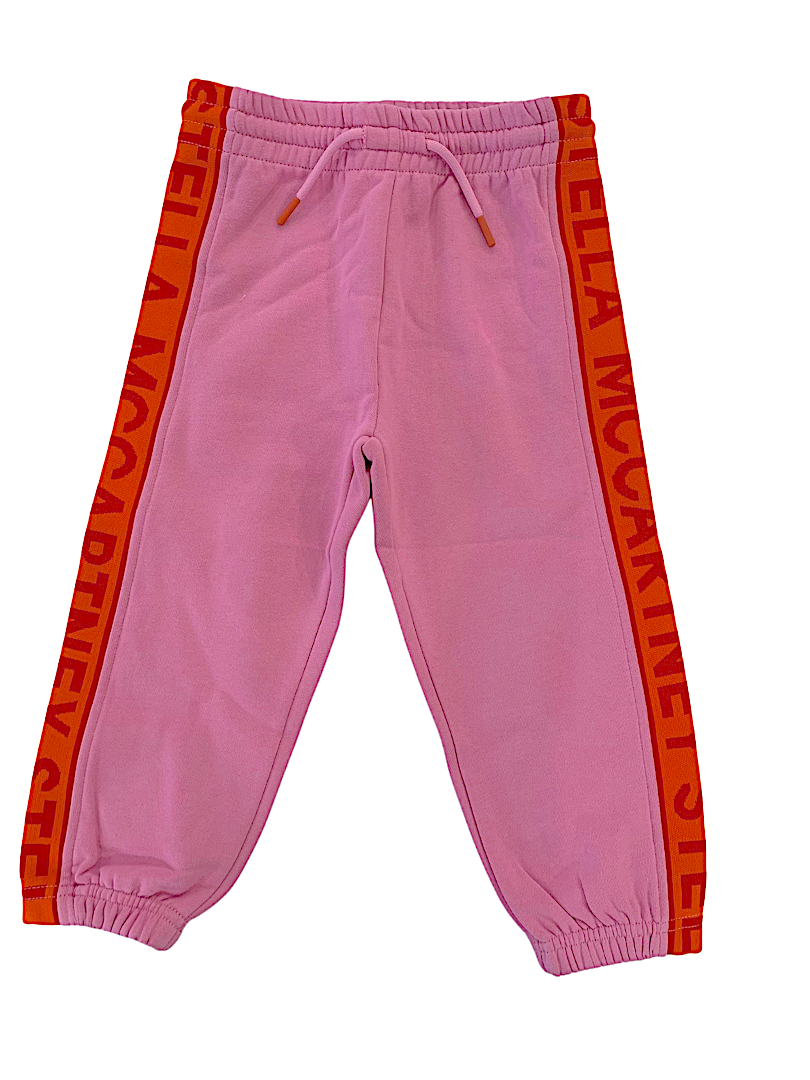 Pantalone rosa con banda logata STELLA McCARTNEY