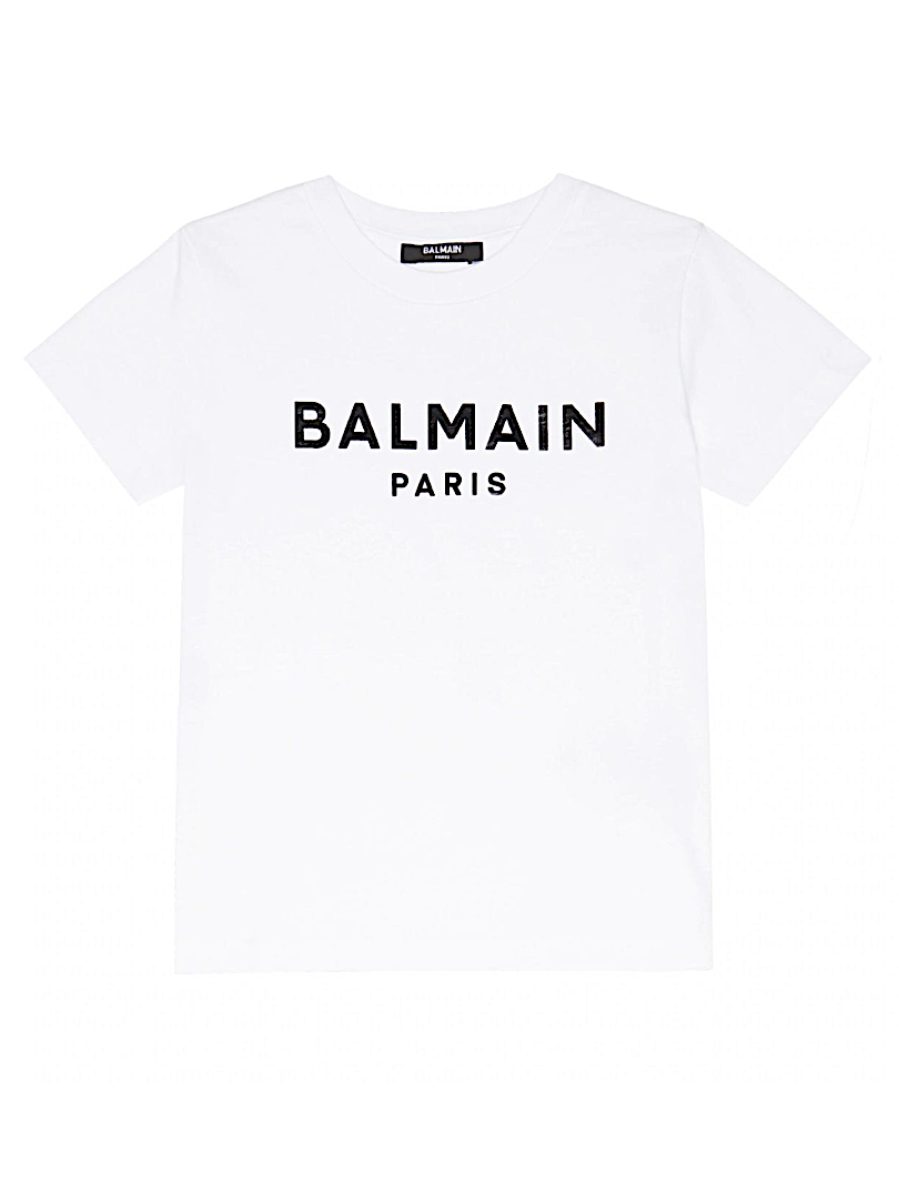 T-shirt classica bianca BALMAIN