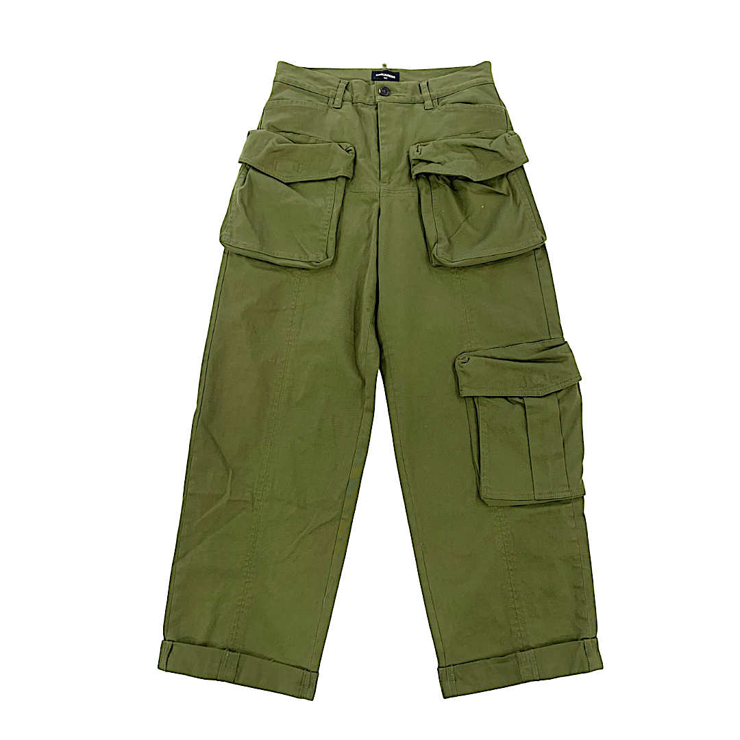 Pantalone cargo verde DSQUARED