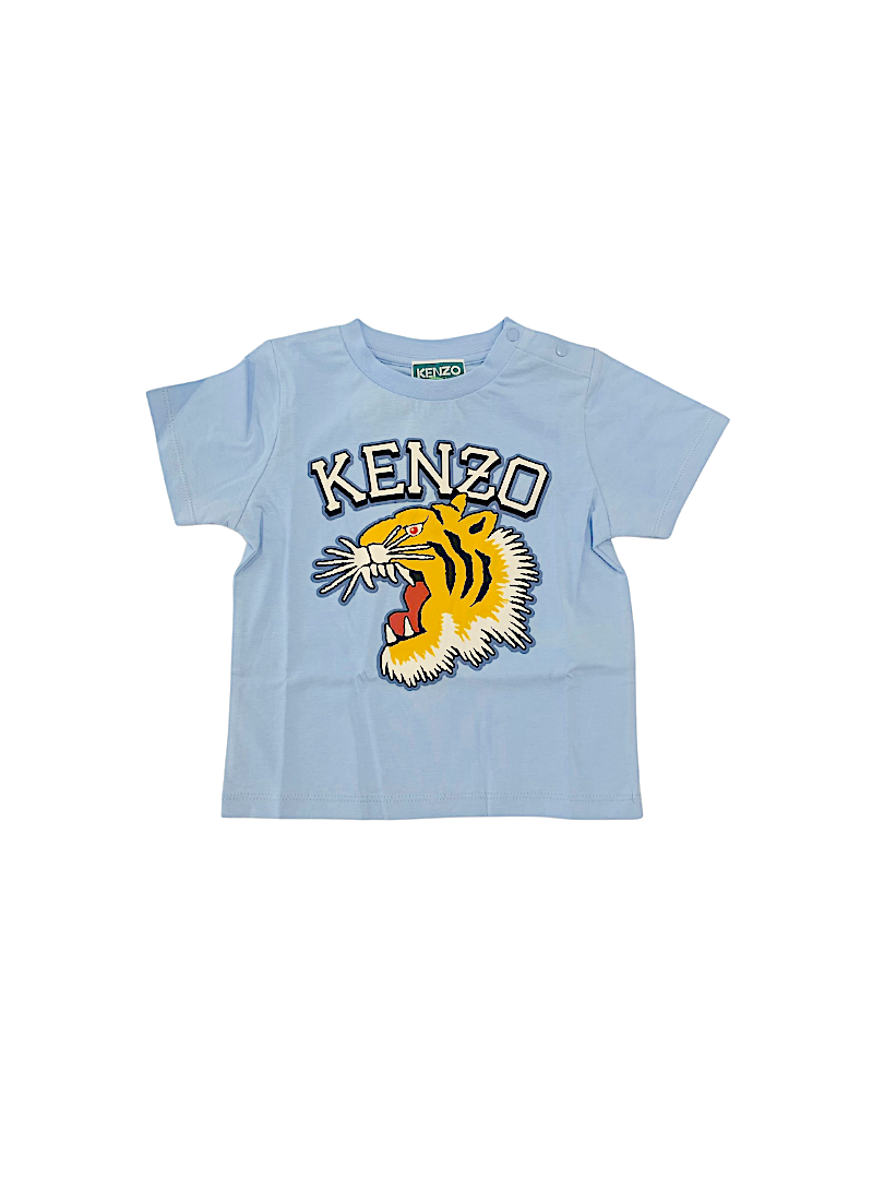 T-shirt azzurra tiger KENZO
